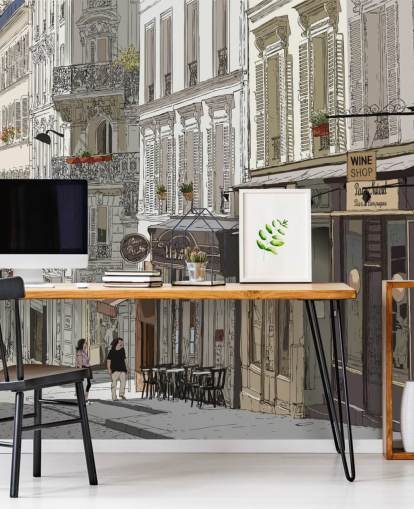 Montmartre, Paris Baggrund Montmartre, Paris Baggrund