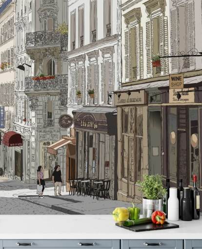 Montmartre, Paris Bakgrunn Montmartre, Paris Bakgrunn