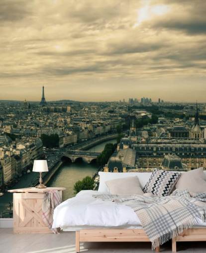 Paris Skyline from Notre Dame Wallpaper Paris Skyline from Notre Dame Wallpaper
