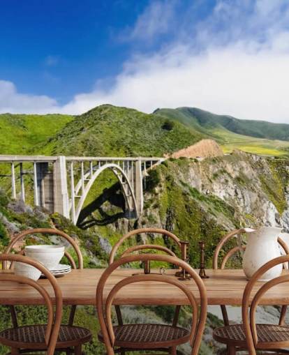 Bridge by the Coast Wallpaper Bridge by the Coast Wallpaper