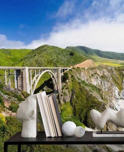 Bridge by the Coast Wallpaper Bridge by the Coast Wallpaper