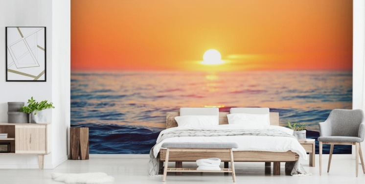 Sunrise Ocean Wall Mural