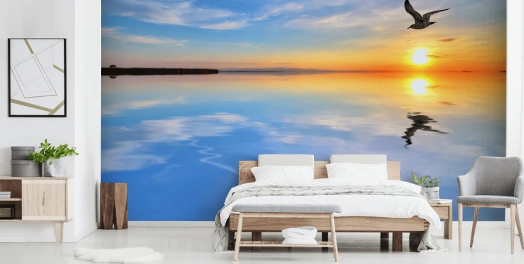 Papier peint Sunset Lake