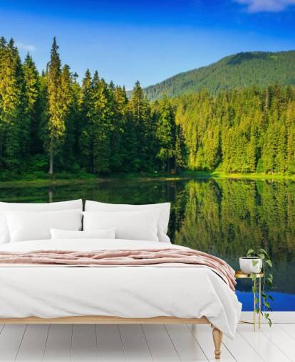 See und Wald Fototapete See und Wald Fototapete