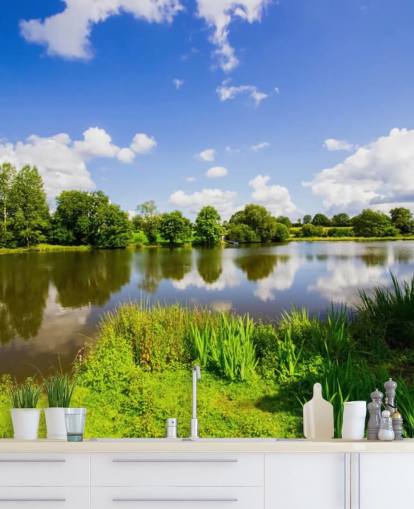 Countryside Lake Wallpaper Countryside Lake Wallpaper