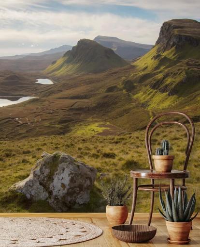 Papel de parede bonito do campo Skye Scotland Papel de parede bonito do campo Skye Scotland