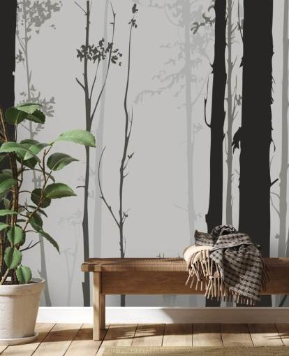 Kleiner Hirsch im Wald Wallpaper Kleiner Hirsch im Wald Wallpaper