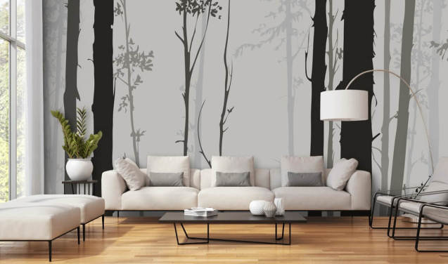 Forest Wallpaper & Tree Wallpaper Murals | Wallsauce UK