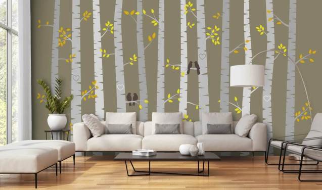 Birch Tree Wallpaper & Wall Murals | Wallsauce US