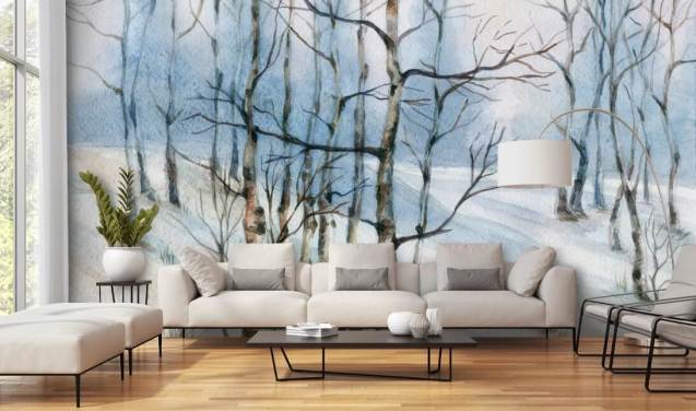 Silver Birch Tapete