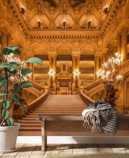 Paris Opera House Bakgrund Paris Opera House Bakgrund