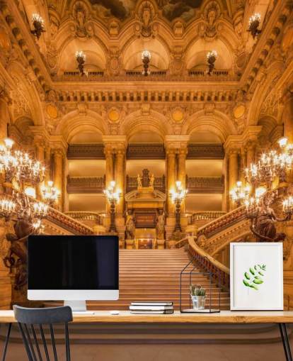Carta da parati del Teatro dell'Opera di Parigi Carta da parati del Teatro dell'Opera di Parigi