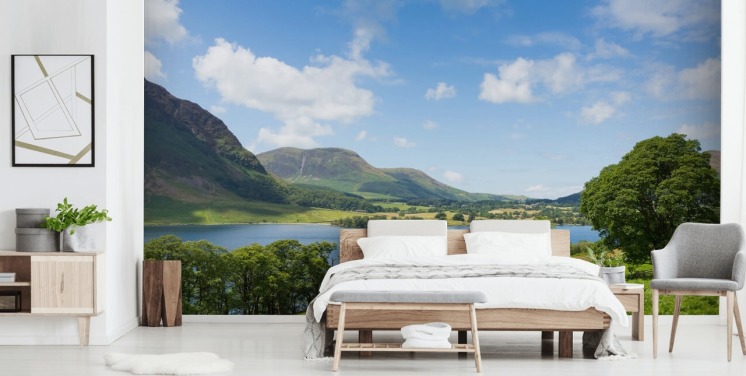 Lake District Lake View at Crummock Water Wall Mural