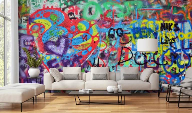 Graffiti Wallpaper & Street Art Wall Murals | Wallsauce UK