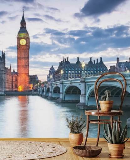 Decorazione murale con Londra Westminster Decorazione murale con Londra Westminster