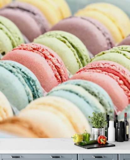 pastellfärgade macarons tapet pastellfärgade macarons tapet