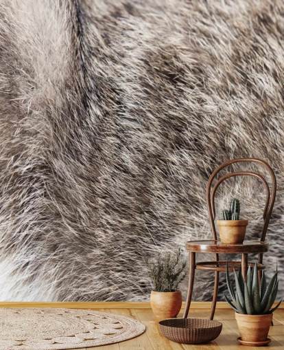 Wild Cat Fur Wallpaper Mural  Wild Cat Fur Wallpaper Mural
