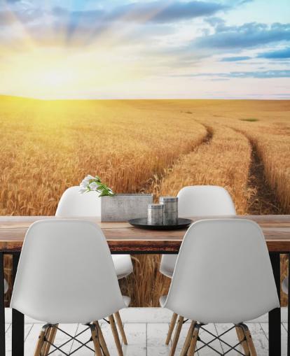 Papel de parede Meadow of Wheat Papel de parede Meadow of Wheat