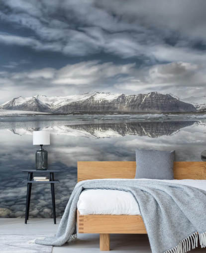 Fondo de pantalla de Frosty Lake en Islandia Fondo de pantalla de Frosty Lake en Islandia