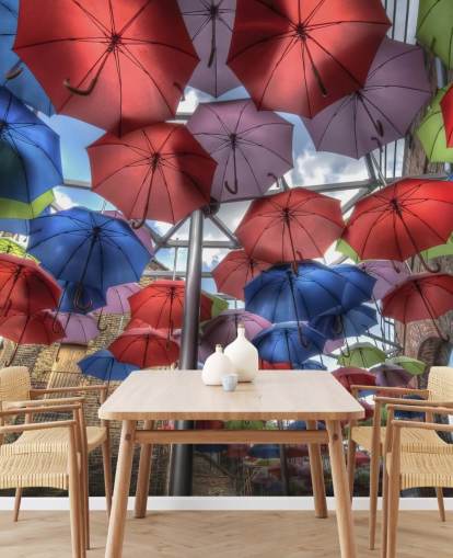 colourful umbrella street wallpaper colourful umbrella street wallpaper