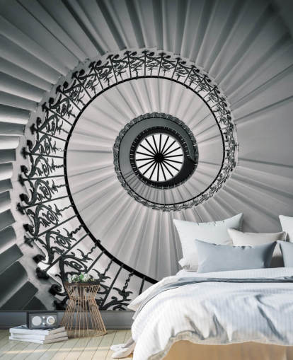 black and white curved stair case wallpaper black and white curved stair case wallpaper
