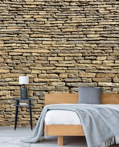 Natural Stone Murstein Bakgrunn Natural Stone Murstein Bakgrunn