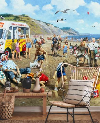 old fashioned seaside wallpaper old fashioned seaside wallpaper