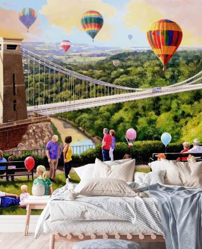 forbi bristol med bro og luftballoner tapet forbi bristol med bro og luftballoner tapet