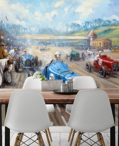 vintage car race wall mural vintage car race wall mural