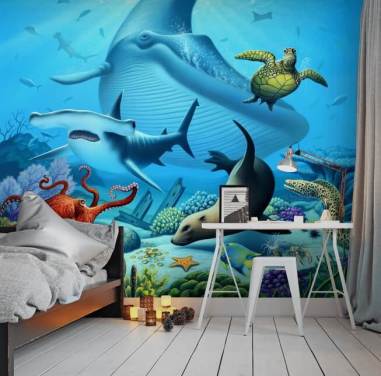 Cartoon Sea Life Wallpaper