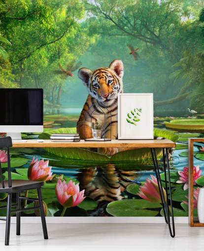 Wandtapete Tiger Lily Wandtapete Tiger Lily