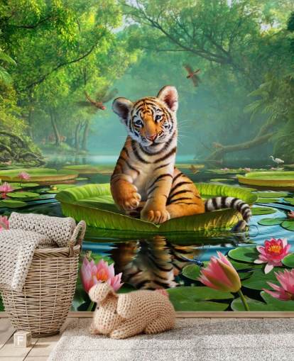 Tiger Lily Wall Mural Wallpaper Tiger Lily Wall Mural Wallpaper