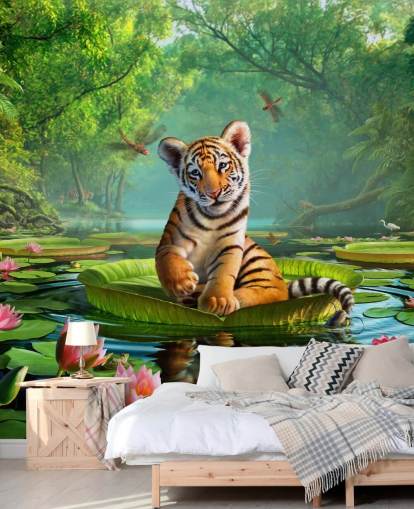 Wandtapete Tiger Lily Wandtapete Tiger Lily