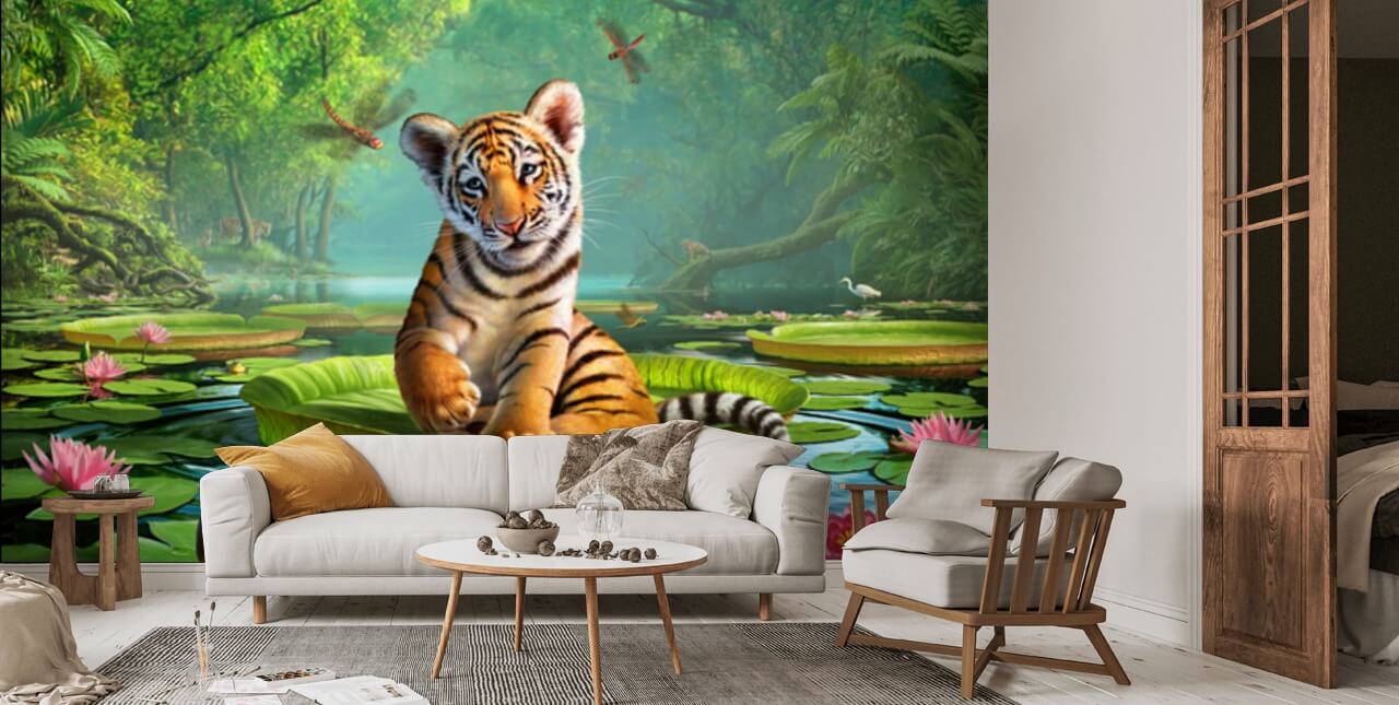 Tiger Lily Wallpaper | Wallsauce AU