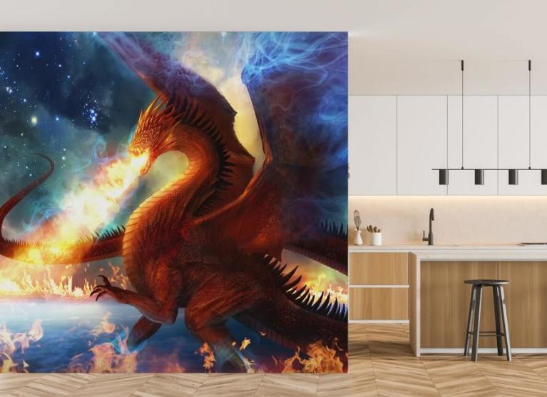 Dragon Wallpaper & Wall Murals | Wallsauce UK