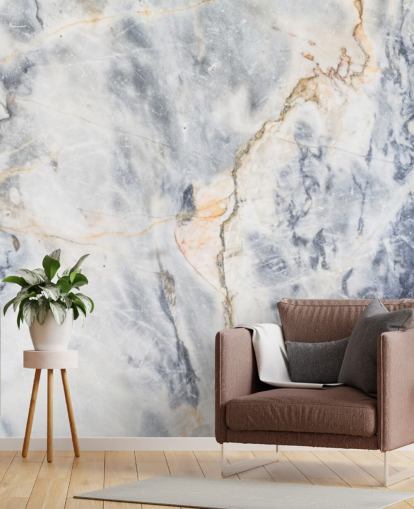 white and blue custom marble wallpaper mural called White and Blue Marble Effect for kitchens and bathrooms white and blue custom marble wallpaper mural called White and Blue Marble Effect for kitchens and bathrooms