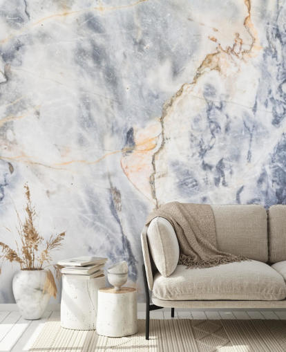 white and blue custom marble wallpaper mural called White and Blue Marble Effect for kitchens and bathrooms white and blue custom marble wallpaper mural called White and Blue Marble Effect for kitchens and bathrooms