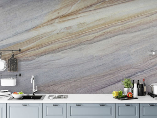 naturfarvet marmor effekt tapet kaldet Faux Marble til køkkener, stuer og spisestuer