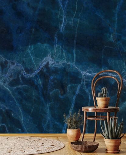 navy blue customisable marble wallpaper mural called Dark Blue Marble for bedrooms, bathrooms and kitchens navy blue customisable marble wallpaper mural called Dark Blue Marble for bedrooms, bathrooms and kitchens