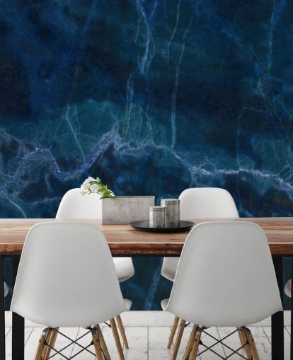 carta da parati murale personalizzabile in marmo blu marino chiamata Dark Blue Marble per camere da letto, bagni e cucine carta da parati murale personalizzabile in marmo blu marino chiamata Dark Blue Marble per camere da letto, bagni e cucine