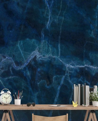 navy blue customisable marble wallpaper mural called Dark Blue Marble for bedrooms, bathrooms and kitchens navy blue customisable marble wallpaper mural called Dark Blue Marble for bedrooms, bathrooms and kitchens