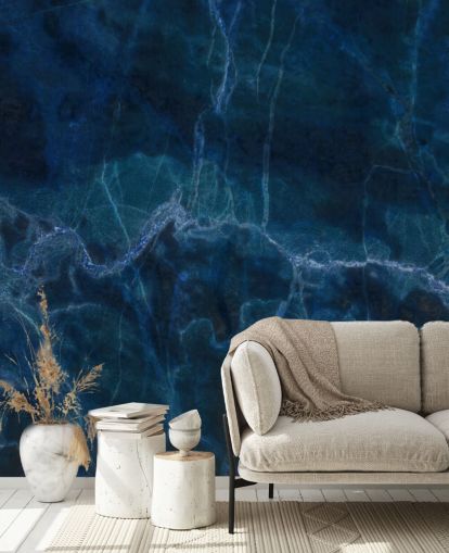 navy blue customisable marble wallpaper mural called Dark Blue Marble for bedrooms, bathrooms and kitchens navy blue customisable marble wallpaper mural called Dark Blue Marble for bedrooms, bathrooms and kitchens