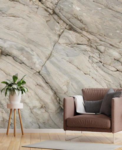Tapeten-Wandbild aus grauem Marmor namens Stylish Marble für Schlafzimmer, Küchen und Esszimmer Tapeten-Wandbild aus grauem Marmor namens Stylish Marble für Schlafzimmer, Küchen und Esszimmer