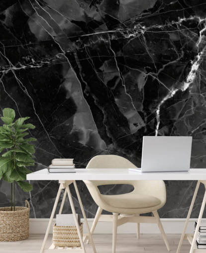 carta da parati murale in marmo grigio scuro e nero chiamato Marble - Antracite per cucine, salotti e camere da letto carta da parati murale in marmo grigio scuro e nero chiamato Marble - Antracite per cucine, salotti e camere da letto