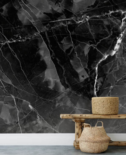 dark grey and black marble wallpaper mural called Marble - Charcoal for kitchens, living rooms and bedrooms dark grey and black marble wallpaper mural called Marble - Charcoal for kitchens, living rooms and bedrooms