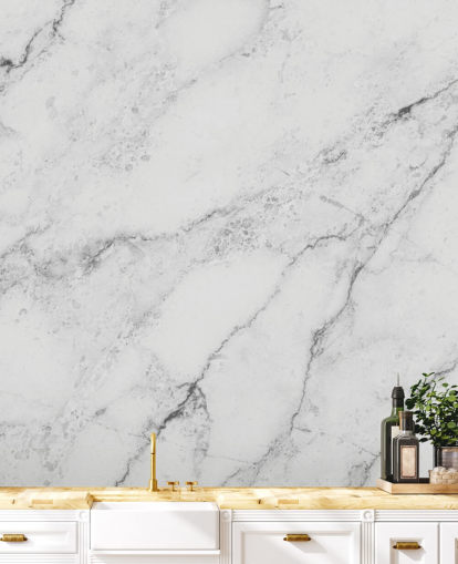 carta da parati murale in marmo bianco personalizzabile chiamata Black and White Marble per cucine e bagni carta da parati murale in marmo bianco personalizzabile chiamata Black and White Marble per cucine e bagni