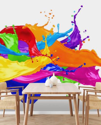 Rainbow Splash of Paint Taustakuva Rainbow Splash of Paint Taustakuva
