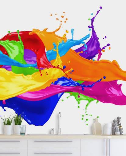Rainbow Splash of Paint Taustakuva Rainbow Splash of Paint Taustakuva