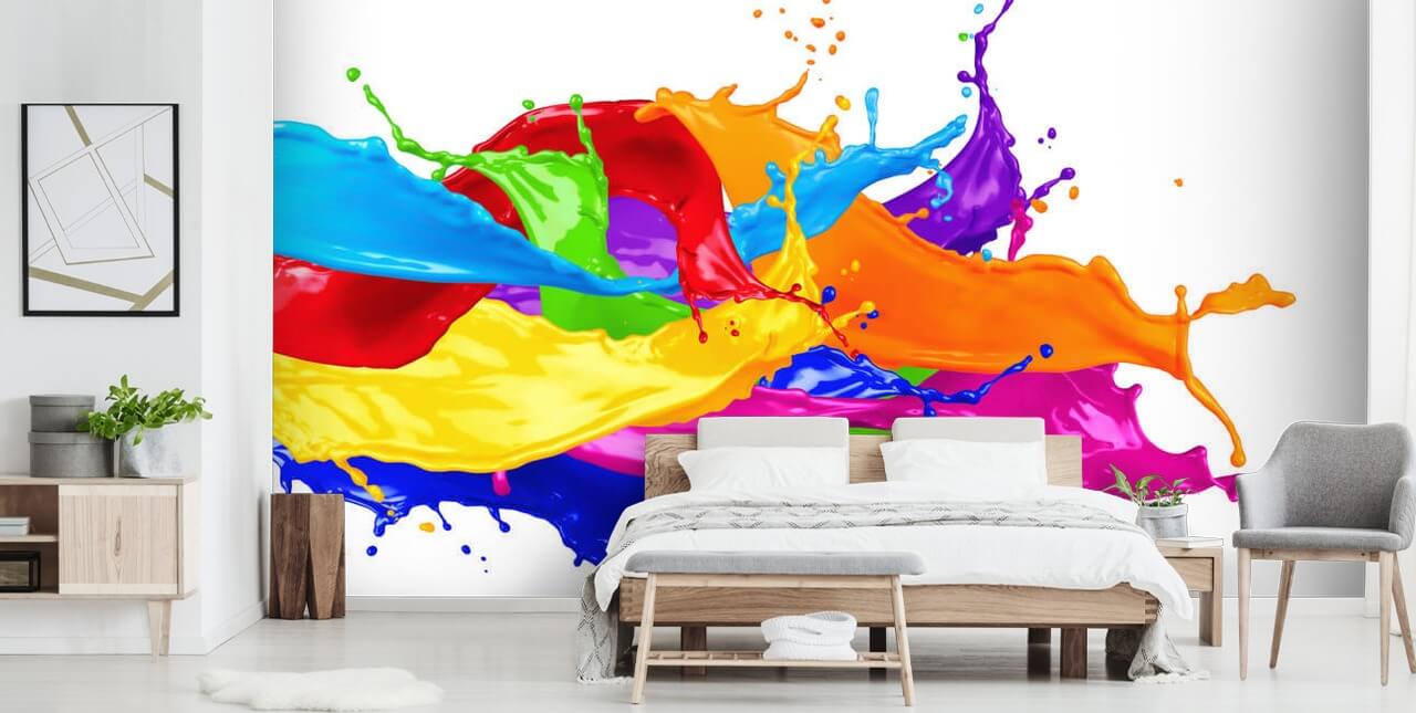 Rainbow Splash of Paint Taustakuva