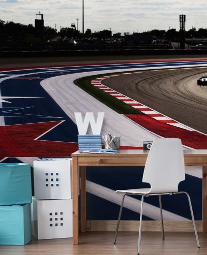 F1 Track sininen, valkoinen ja punainen väri taustakuva F1 Track sininen, valkoinen ja punainen väri taustakuva